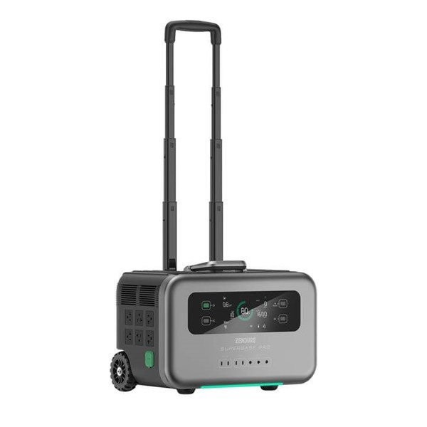 Zendure SuperBase Pro 1500 – Taşınabilir Güç Kaynağı Zendure SuperBase Pro 1500, 1500W güç kapasitesiyle tüm cihazlarınızı güvenle şarj eder. AC, USB ve DC çıkışlarıyla çoklu cihazları aynı anda çalıştırabilirsiniz. Güneş enerjisi uyumlu, taşınabilir ve kompakt tasarımıyla her yerde enerjiye sahip olmanızı sağlar. Akıllı koruma teknolojisi ile güvenli kullanım sunar. Enerjinizi Zendure SuperBase Pro 1500 ile her zaman yanınızda taşıyın!
